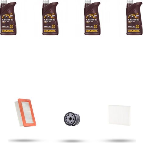 Kit tagliando 3 FILTRI e 4L OLIO compatibile con Renault Twingo III 1.0 Sce 54kw Dal 2014 (1/4)