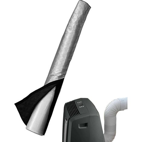 Portable Air Conditioner Hose Cover, Dustproof AC Pipe Sleeve Heat Reduction, Lightweight & Flexible Design, Versatile Exhaust Tube Accessory for Home, Dorm, Workplace, and Travels 15053cm (1/5)