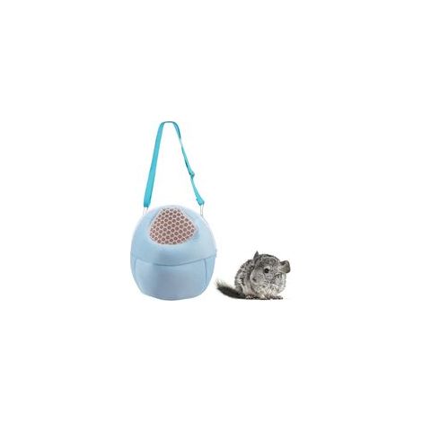 Haustier-Tragerucksack, tragbare Reisetasche, atmungsaktive Outdoor-Tasche, selbstklebende Tasche, geeignet für Kleintiere wie Igel, Hamster, Gleithörnchen, Chinchillas und Nymphensittiche – Crezuo