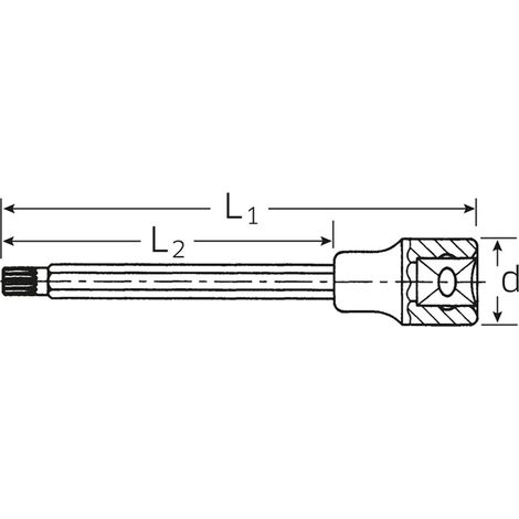 STAHLWILLE 03261414 - tête de tournevi 1/2 pouce 3054x/M 14 (1/2)