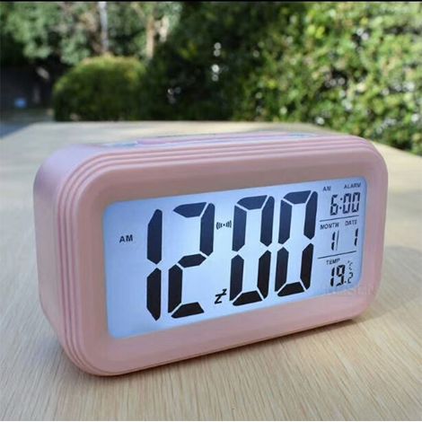 MINKUROW Sveglia Digitale Sveglia Mattina, Sveglia Digitale Silenziosa A Batteria Per Bambini Adulti Ampio Display A Led Calendario Della Temperatura, Sveglia Da Viaggio Con Funzione Snooze Luce Nottu (1/4)