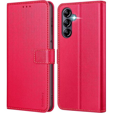 Handyhülle Samsung Galaxy A14 4G 5G Leder Klapphülle Kartenschlitzen (1/5)