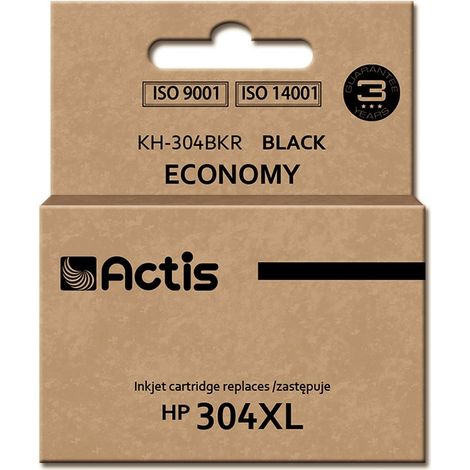 Actis KH-304BKR ink (replacement for HP 304XL N9K08AE Premium 15 ml black) (1/2)