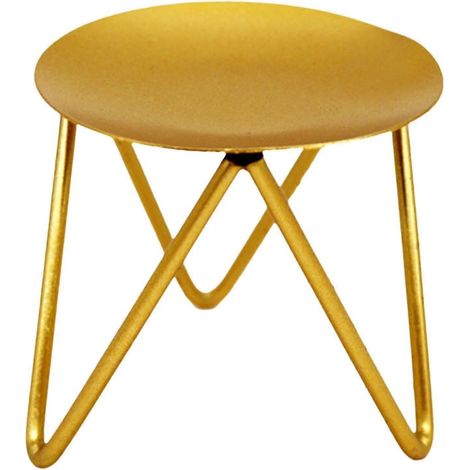Porte-bougies coniques, porte-bougies chauffe-plat pour décoration d'hôtel-Gold (1/5)