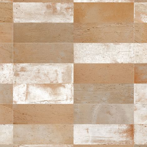 Carrelage Vintage effet Terre cuite Beige 40x20x1,03 cm Terramo - Mur intérieur (vendu par carton de 0,96 m²) - RO'MA CARRELAGE