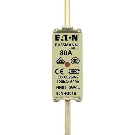 Eaton NH-SICH.EINSATZ 80A 500V GR1 (NH1/ 80A 500V)