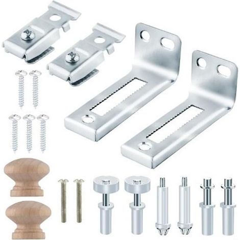 Kit de réparation quincaillerie porte coulissante placard pliante bois (1/4)