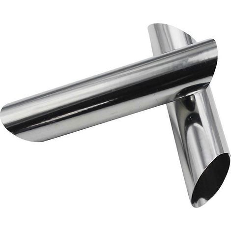Lot de 6 moules à croissants cylindriques en acier inoxydable, mini tubes à pâtisserie-6PCS-Silver (1/3)
