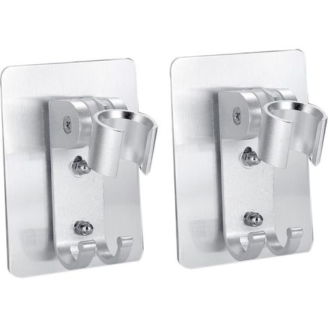 Support de pommeau de douche, support en aluminium spatial, support de bras de douche (2 pièces) (1/5)
