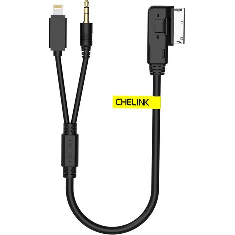 Câble de Transmission AMI vers AUX IN 3,5 mm - Pour Volkswagen MDI, Audi, Bentley - Entrée Audio Voiture (1/3)