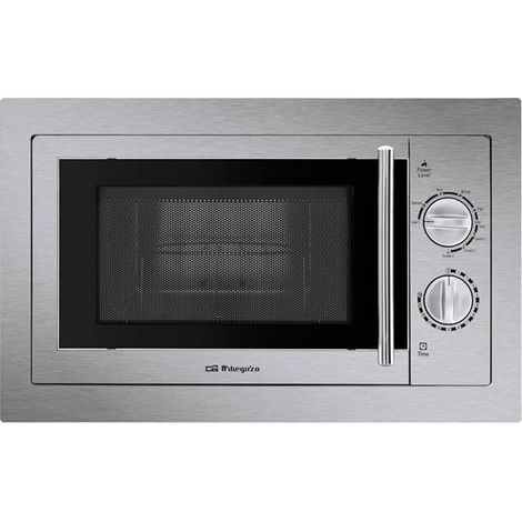 Einbaumikrowelle 800 W Orbegozo.  Fassungsvermögen 20 l.  1000 W Grill.