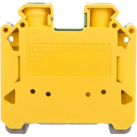 Conector de riel protector 16 mm² verde-amarillo UT 16-PE/S 3215915