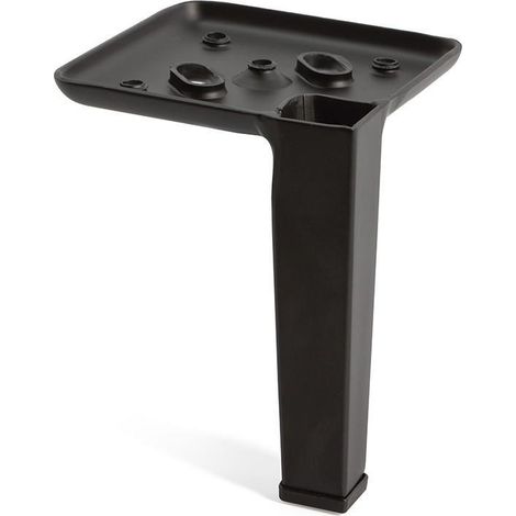 pata metálica hammer h100 - h120 acabado negro mate altura (h) 120