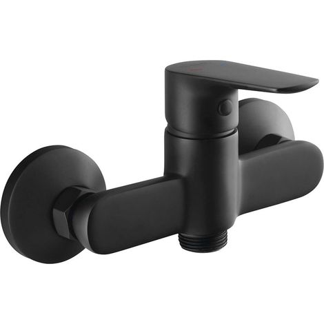 Aqualine Lotta - Wasserhahnarmatur ohne Auslauf, mattschwarz LT641B (1/2)