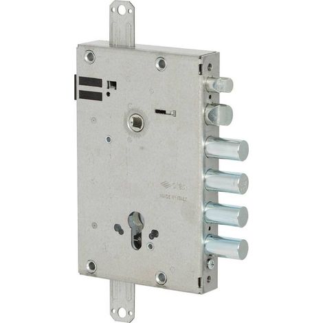 SERRATURA ELETTRICA DA APPLICARE TRIPLICE PER PORTE BLINDATE ART. 15515 E 64 - 2 mandate / 4 catenacci