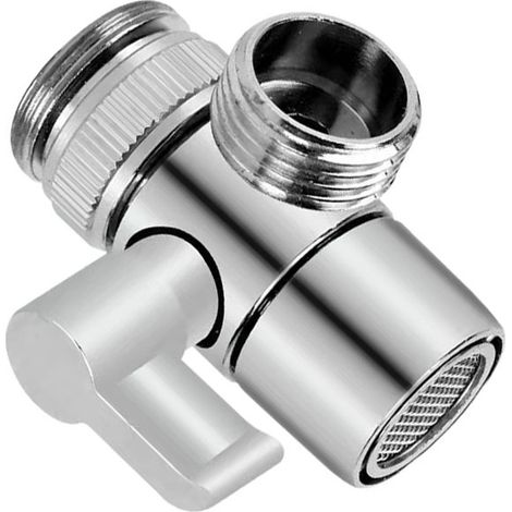 Adaptateur de dérivation de robinet M22 vers F1/2+F3/4+M24+M26+M28 - Argent (1/5)