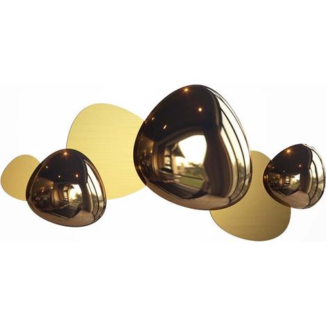 Maytoni Jack-stone Applique murale LED intégrée moderne or, 3000K (1/5)