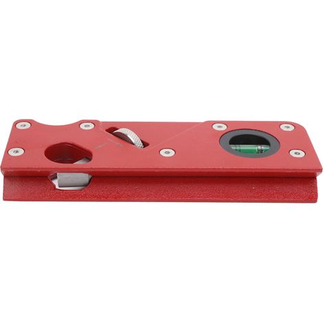 Holzhobel, Handwerkzeug, Schreinerwerkzeug, Fasenhobel, Kantenbearbeitung, 45-Grad-Fase, Holzbearbeitungsschneider, Rot (1/5)