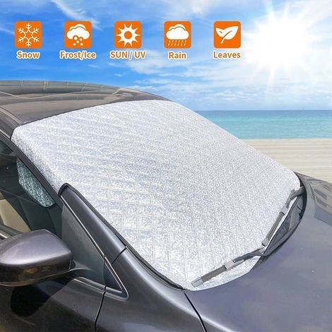 Pare-brise antigel, protection hivernale pour pare-brise, housse de pare-brise automobile, couramment utilisée pour protéger les véhicules du gel, de la neige, du verglas, de la pluie et du soleil.