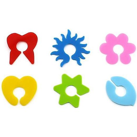 couleur Alatoiremarque-verres 6 Pices Silicone Marqueur De Verre Vin Marqueurs Verre Silicone De Fte Marqueur Verre Pour Ftes Bar Party Dner (1/5)