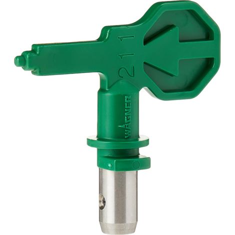 WAGNER Control Pro HEA Ugello 211 per Pistola a Spruzzo Airless Control Pro per velature, lacche, oli e agenti di distacco 55% di nebbia di spruzzatura in meno, Verde (1/4)
