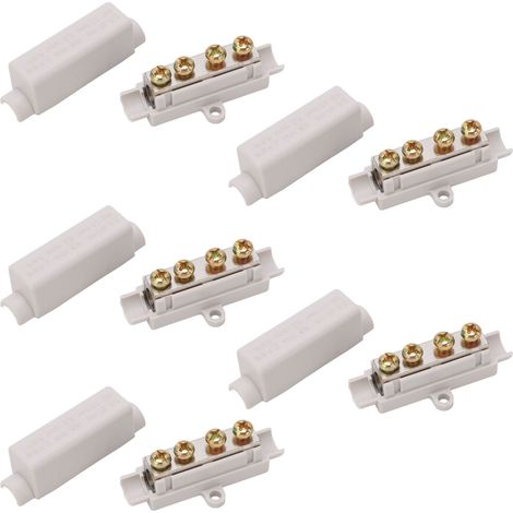 5Pcs Connecteur de câble haute puissance 100A 1000V 2.5-16mm² Bornier électrique boîte de jonction fil (1/5)