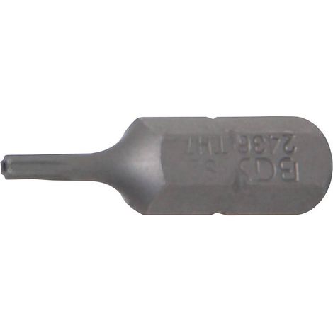 Embout Torx T7 25 mm - 6,3 mm (1/4) Profil T avec Perçage - Précision et Compatibilité, Acier - D-Work (1/5)