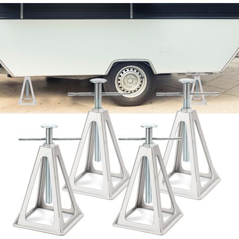 SWANEW Cavalletti con cremagliera Jacks Stampelle SUV 1000kg Stampelle Jacks 4 pezzi