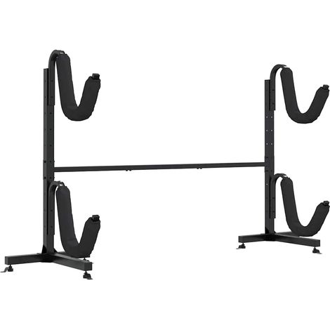 Porte-kayak pour 2 kayaks 250x57x127,5 cm acier (1/5)