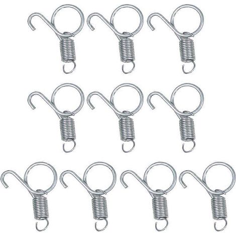 Voici une proposition de titre produit en français, optimisé SEO, de moins de 190 caractères :
Ressort de loquet pour cage 10 pièces - Crochet métallique doigt pour fixer lapin, cochon d'Inde, furet