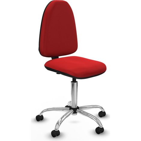 Piqueras y Crespo Aýna Silla de oficina roja regulable