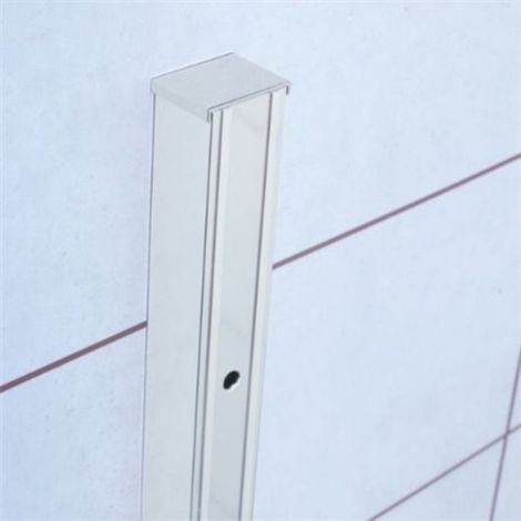 Perfil de extensión Kinedo para mampara de ducha blanco para Smart Design C sin umbral