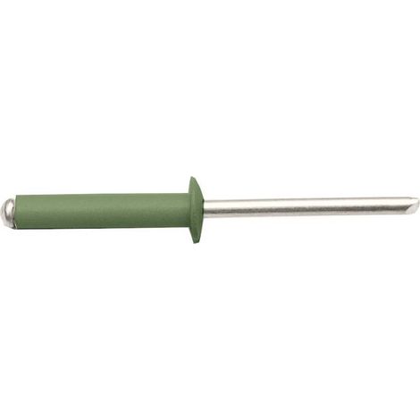 500 Rivets Aveugles Tête Ronde GORIVET ALX TRS 4.8 x 12 mm - Aluminium/Acier RAL 6021 - D-Work
