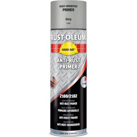 Primaire antirouille Hard Hat® gris 500ml- RUST-OLEUM - 2182 (1/5)