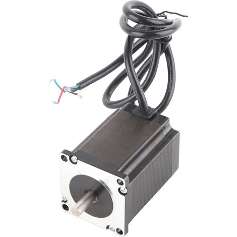 Schrittmotor 57, 4-adrig, 1,8 Nm, 1,8° Anstellwinkel, geräuscharm, für Maschinenantriebe, 24 V, 3 A, 72W57HS7630A4D8, einwellig (1/5)