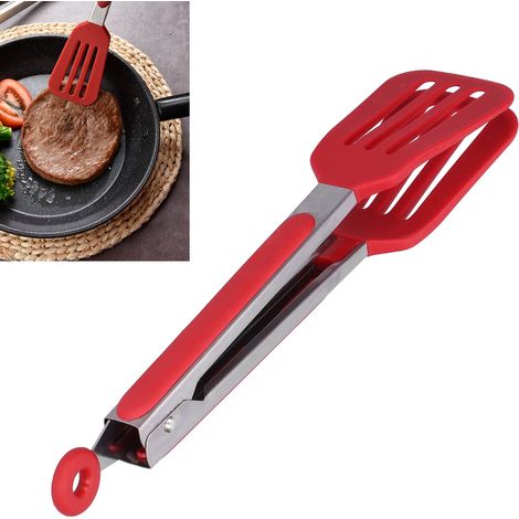 Pinces de BBQ Foldable en Acier Inoxydable et Silicone pour Steak et Cuisine