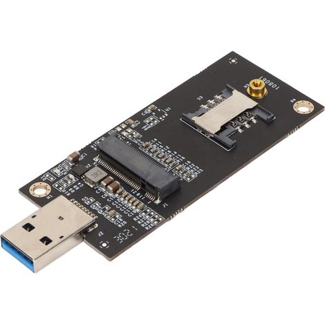 Adattatore da NGFF a USB 3.0 con slot per scheda SIM, compatibile con 3G e 4G LTE, facile da installare.