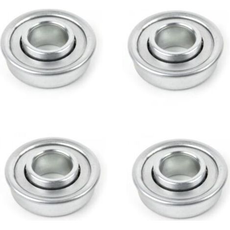 4 Stück Universal-Radlager für Rasenmäher 12,7 mm x 28,6 mm für Gartentraktoren.