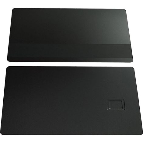 Blanko-Visitenkarte aus Metall mit Chipkartenfach 4442 – Gravierbare Metallkarte im Kreditkartenformat für Zutrittskontrolle, Sicherheit und hochwertige Dekoration (1/4)