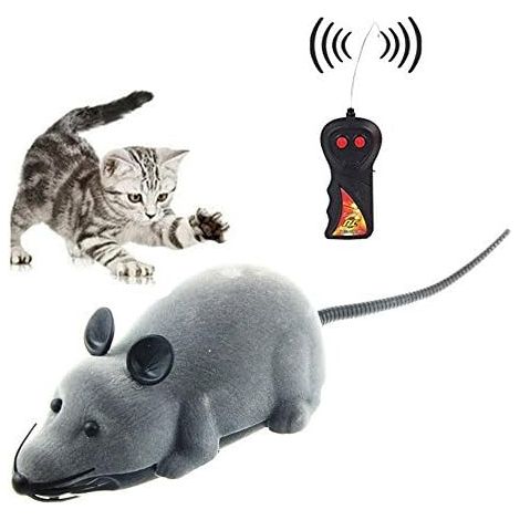 Télécommande sans fil souris jouet chat chien animal nouveauté cadeau intéressant