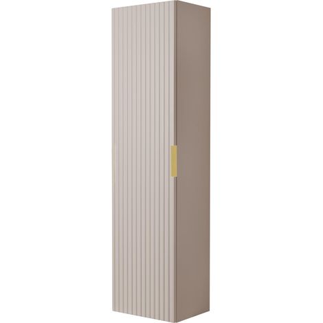 Colonna da bagno, Cashmere, 35 x 136 x 27 cm, maniglia oro (1/5)