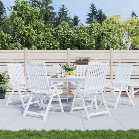 Coussins de chaise,Rembourrés pour chaise lot de 6 motif de feuilles 40x40x3 cm tissu BGT89104 (1/5)