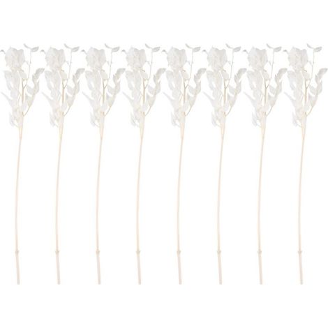 Fleurs de rusca séchées de 45 cm, conservation permanente, décoration florale à faire soi-même, bouquet séché pour mariage et décoration intérieure