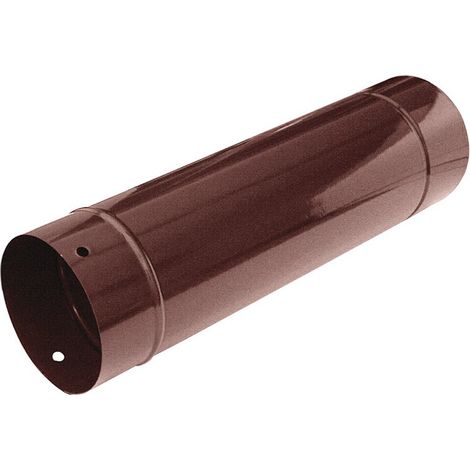 1PZ TUBO PER STUFA Ø cm. 18x100 Col.Marrone