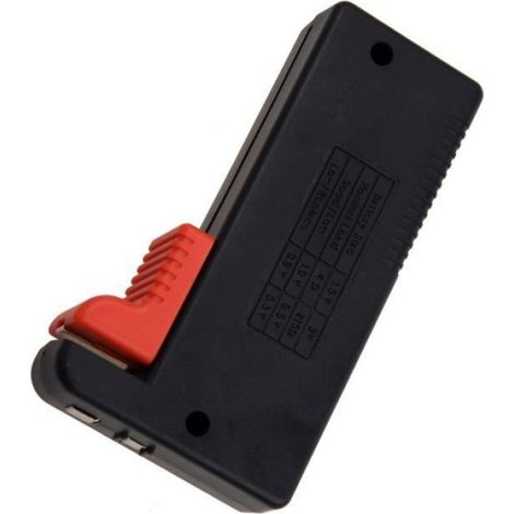 Testeur de piles universel - - Generique - Noir - AA / AAA / C / D / pile bouton et piles 9V PP3 (1/3)