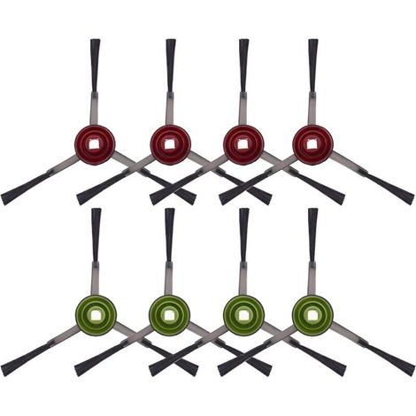 Lot de 8 brosses latérales compatibles avec Ecovacs Deebot OZMO 920, 950, T8 AIVI, T9+, N8 Pro Plus, X1, T10 Omni, T10 Plus, (1/5)
