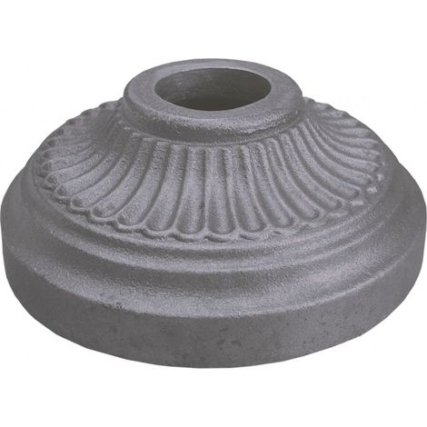 Cache-scellement rond mouluré pour barreau de Ø25mm - Diamètre extérieur 72mm - Fonte - DECO FER FORGE