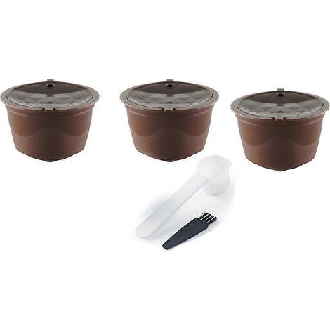 Réutilisable café dosette pour DOLCE GUSTO café machines avec brosse et cuillère espresso capsule tasse filtre B