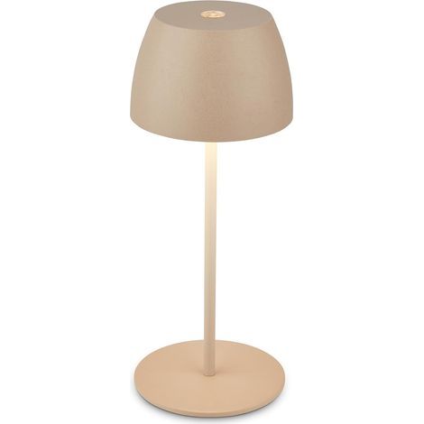 BRILONER – Mini-LED-Tischleuchte, kabellos, Schutzart IP44, mit Touch-Steuerung, stufenloser Dimmfunktion, austauschbarem Akku und Leuchtmittel, Nachttischlampe, dekorative Lampe, LED-Lampe, 8 x 20 cm (1/5)