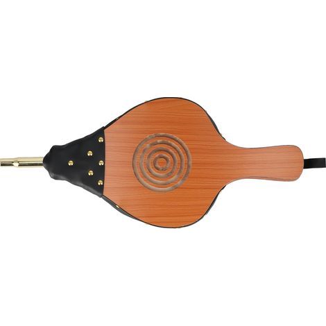 Soufflet de cheminée en bois, grand souffleur d'air, buse moulée avec sangle de suspension pour barbecue de Camping en plein Air.